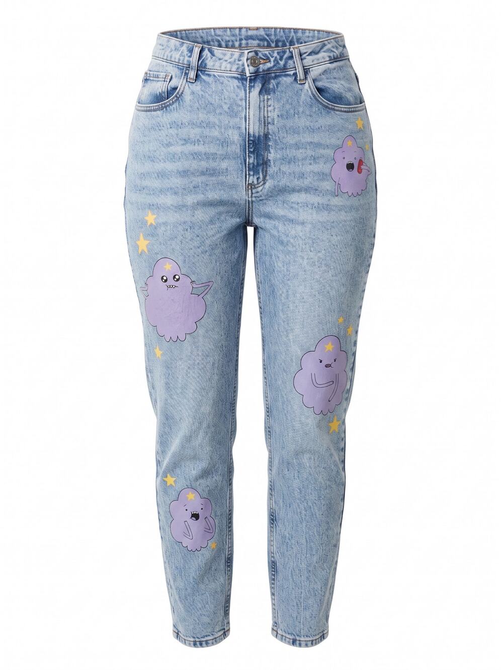 Hot Topic Adventure Time Women's 15 Lumpy Space Princess Denim 34x29.5 Mom Jeans